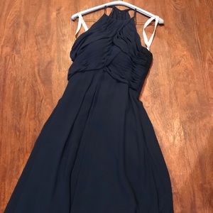Navy Blue bridesmaid dress